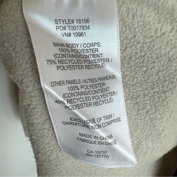 Roots 73 Men's 3XL Beige Toyota TRD Half Snap Pullover Sweater Jacket Fleece - Picture 12 of 14